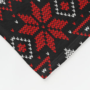 Scandinavische breien fleece deken