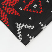 Scandinavische breien fleece deken (Hoek)