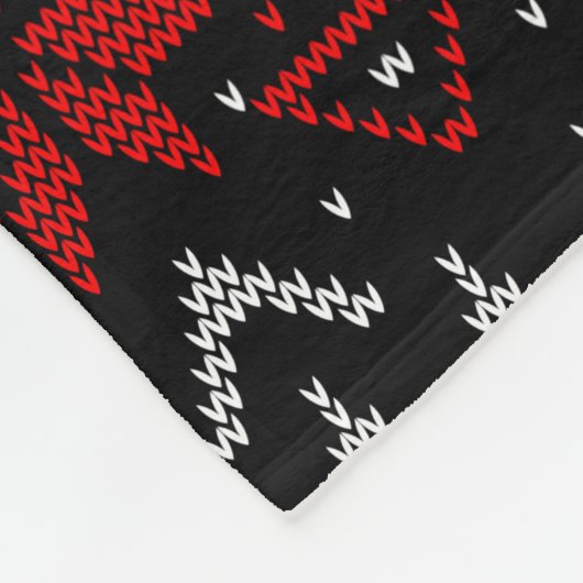 Scandinavische breien fleece deken (Hoek)