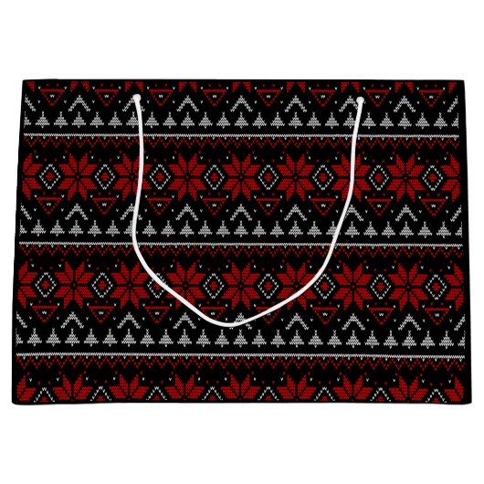 Scandinavische breien groot cadeauzakje (Voorkant)