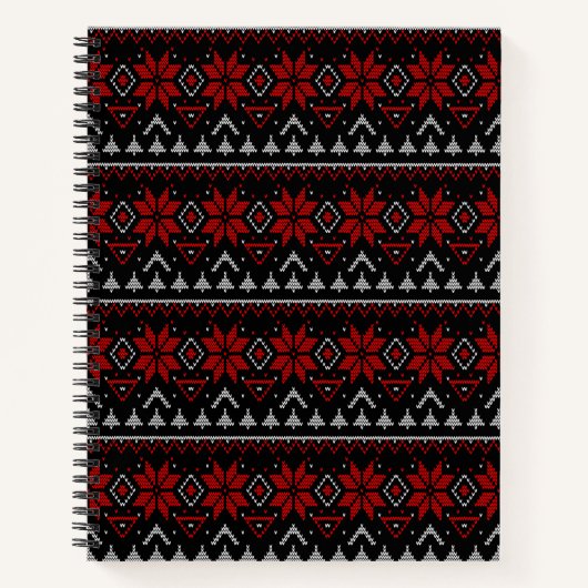 Scandinavische breien notitieboek (Voorkant)