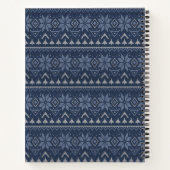 Scandinavische breien notitieboek (Achterkant)