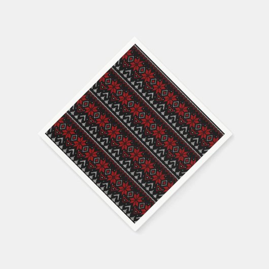 Scandinavische breien servet (Hoek)