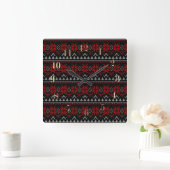 Scandinavische breien vierkante klok (Huis)