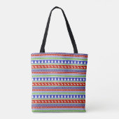 scandinavische canvas tas voor kerst (Achterkant)