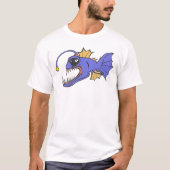 Scandinavische Cartoon Lanternfish T-shirt (Voorkant)