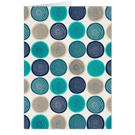 Scandinavische cirkel Stippen Mandala Pattern 1 (Voorkant)