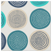 Scandinavische cirkel Stippen Mandala Pattern 1 Stof (Close Up)