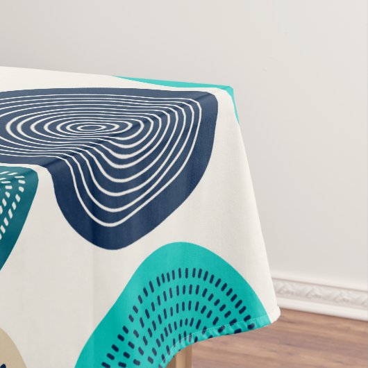Scandinavische cirkel Stippen Mandala Pattern 1 Tafelkleed (Voorbeeld)