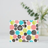 Scandinavische cirkels briefkaart (Staand voorkant)