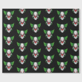Scandinavische clown met rode ogen cadeaupapier (Vlak)