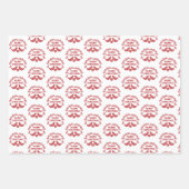 Scandinavische coördinerende papierbladen voor onm inpakpapier vel (Voorkant)