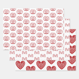 Scandinavische coördinerende papierbladen voor onm inpakpapier vel