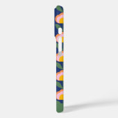 Scandinavische Deense Folk Flower Personalized Case-Mate iPhone Case (Achterkant / Links)