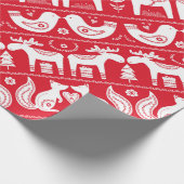 Scandinavische dieren — Verpakkingspapier Cadeaupapier (Hoek)