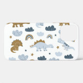 Scandinavische dinosaurussen, sterren, regenbogen Case-Mate iPhone case (Achterkant (horizontaal))