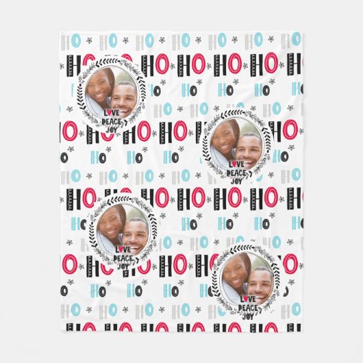 Scandinavische Doodle FOTO Deken Kerstcadeau (Voorkant)