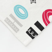 Scandinavische Doodle FOTO Deken Kerstcadeau (Hoek)