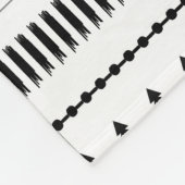 Scandinavische Doodle PHOTO Blanket met kerstcadea Fleece Deken (Hoek)