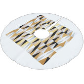 Scandinavische driehoeken: Kerstmis kleurpatroon. Kerstboom Rok (Gekanteld)