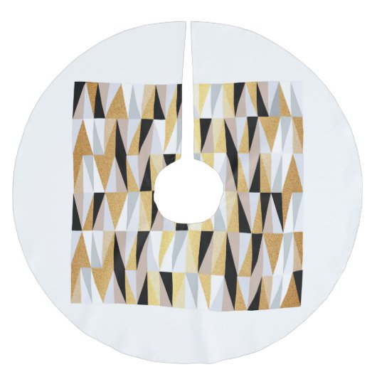 Scandinavische driehoeken: Kerstmis kleurpatroon. Kerstboom Rok (Voorkant)