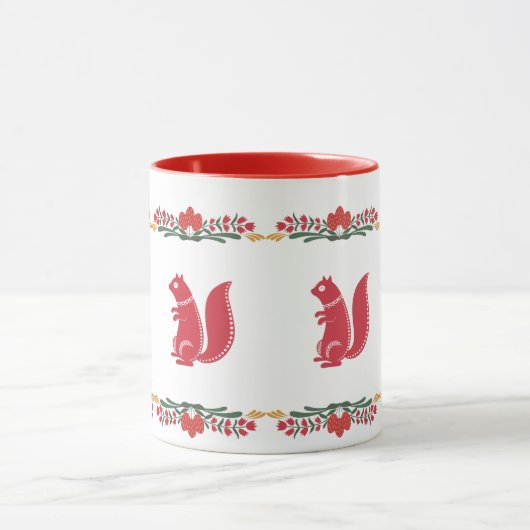 Scandinavische eekhoorn mok (Midden)