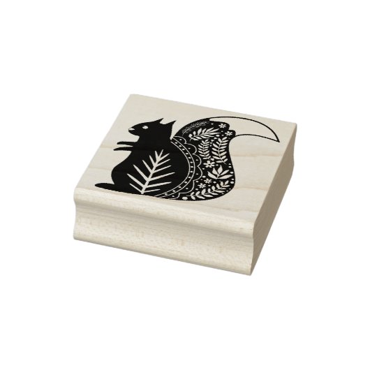 Scandinavische eekhoorn rubberstempel (Stempel)