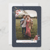 Scandinavische Eerste Kerstfeestdag in de winter Feestdagenkaart (Voorkant)