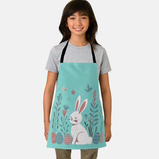 Scandinavische elegantie Schattigee paashaas Schort (Insitu)