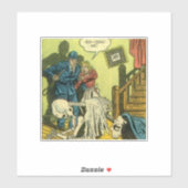 Scandinavische en  horrorstrips sticker (Vel)