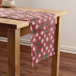 Scandinavische Fair Isle Kersteditie 1 Medium Tafelloper