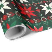 Scandinavische Fair Isle Kersteditie 3 Cadeaupapier (Rol Hoek)