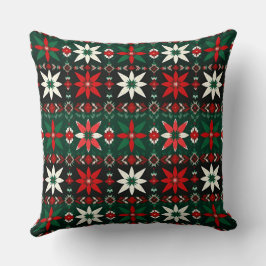 Scandinavische Fair Isle Kersteditie 3 Kussen