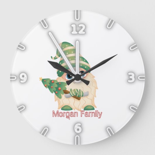 Scandinavische feestbomen grote klok (Voorkant)