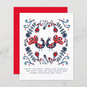 Scandinavische Feestdagen jaarbrief (Voorkant / Achterkant)