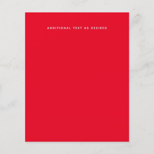 Scandinavische Feestdagen jaarbrief (Achterkant)