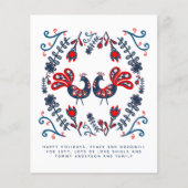 Scandinavische Feestdagen jaarbrief (Voorkant)