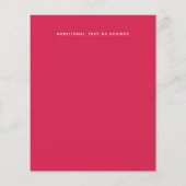 Scandinavische Feestdagen jaarbrief (Achterkant)