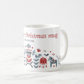 Scandinavische Feestdagen voor kerstmis Koffiemok (Voorkant rechts)