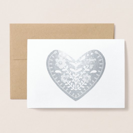 Scandinavische Folie Kaarten (Voorkant met envelop)