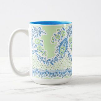 Scandinavische Folk Art Classic Mok blue