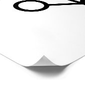 Scandinavische Folk Art Minimalist Illustration Poster (Hoek)