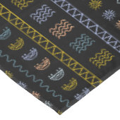 Scandinavische Folk Art Patroon Tafelkleed (Gekanteld)