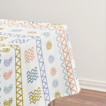 Scandinavische Folk Art Patroon Tafelkleed