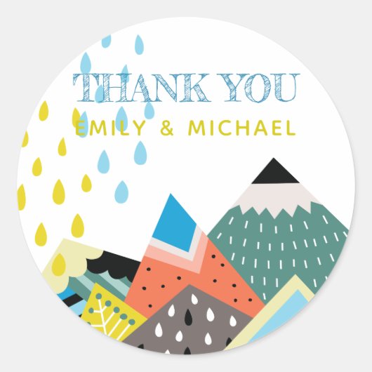 Scandinavische Folk Art Stickers - Favorietjes Bab (Voorkant)