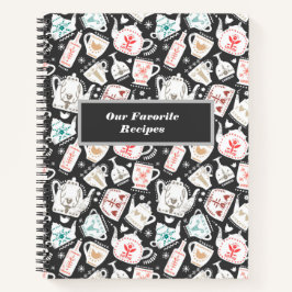 Scandinavische folk Art-tafelgerei - Aangepast rec Notitieboek