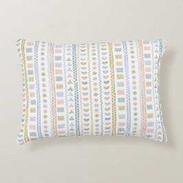 Scandinavische folk patroon decoratief accent kussen