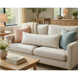 Scandinavische folk patroon decoratief lichaamskussen