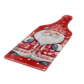 Scandinavische folk Santa Claus Paddle vorm Snijplank (Hoek)