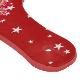 Scandinavische folk Santa Claus Paddle vorm Snijplank (Hoek)